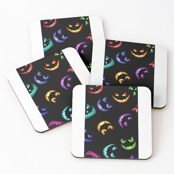 Item preview, Halloween themed wallpaper - glooming Pumpkinfaces designed and sold by ManuelAndreas.