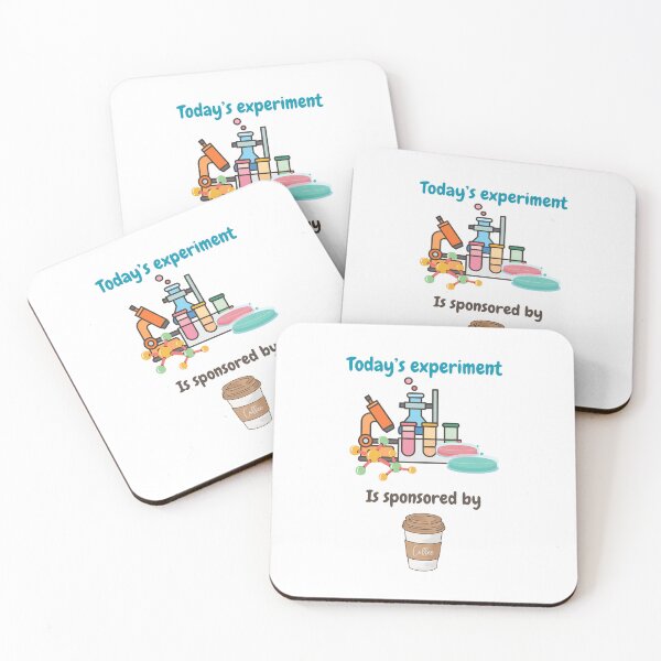 Item preview, Today's experiment is sponsored by coffee, biologist coffee lovers designed and sold by NoetherSym.