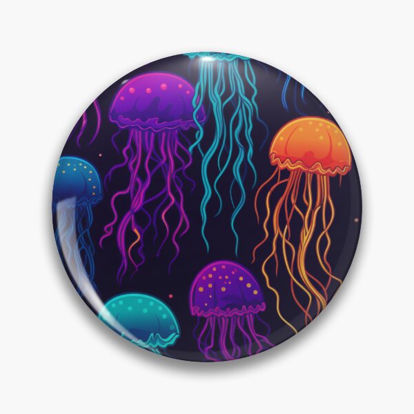 Item preview, Neon jellyfish  designed and sold by Agraphic_art ..