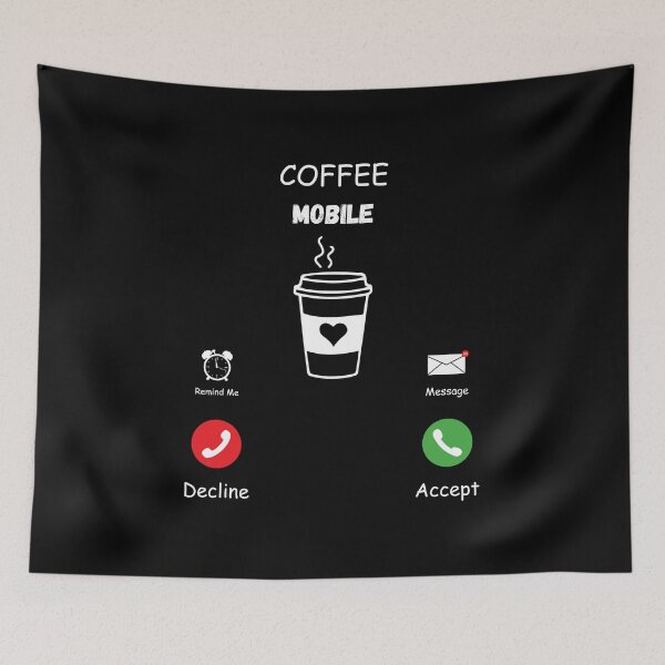 Item preview, Coffee Time Is Calling Funny Caffeine Lover designed and sold by Luckyart5.