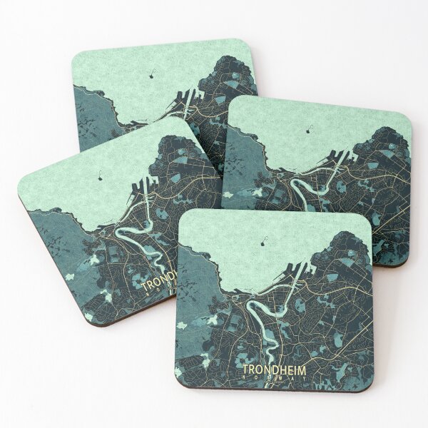 Item preview, Trondheim City Map of Norway - Summer designed and sold by deMAP.