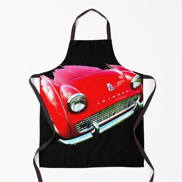 Item preview, Triumph TR3 British 1950s classic car front quarter red designed and sold by soitwouldseem.