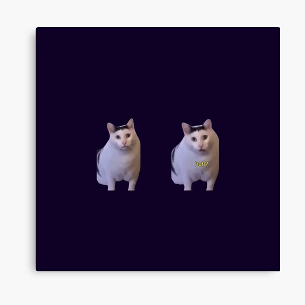 Cat loading icon meme Canvas Print for Sale by Goath