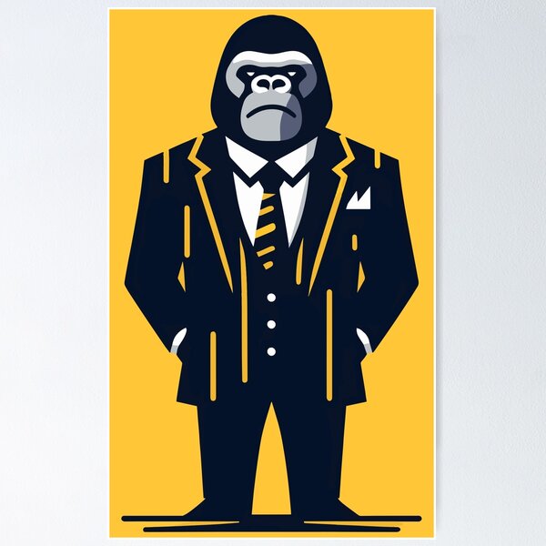 Boss gorilla mafia styled ? boss animals area rug carpet