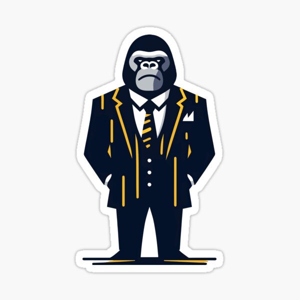 Boss gorilla mafia styled ? boss animals area rug carpet