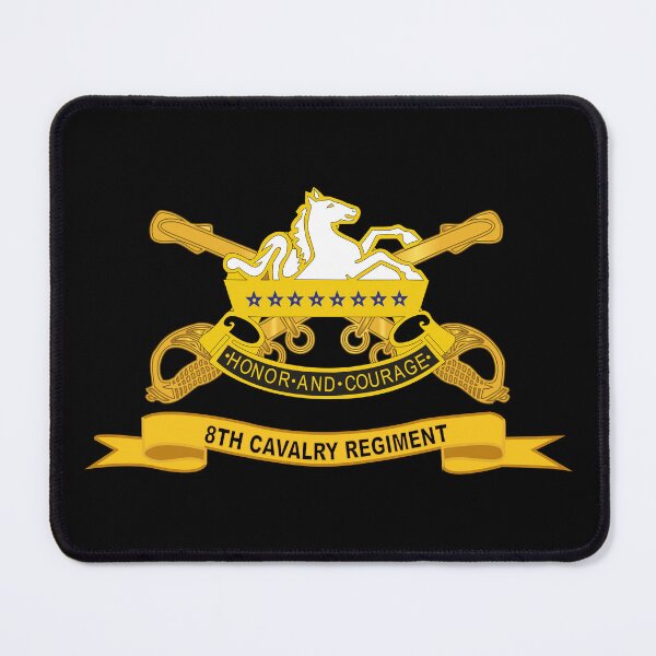 Item preview, Army  - 8th Cavalry Regiment w Br - Ribbon designed and sold by Military Insignia Products.