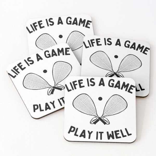 Item preview, Raquetball: Life is a game. Play it well. designed and sold by TheGreenGoat.