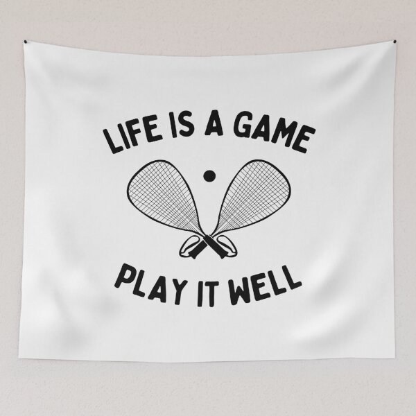 Item preview, Raquetball: Life is a game. Play it well. designed and sold by TheGreenGoat.