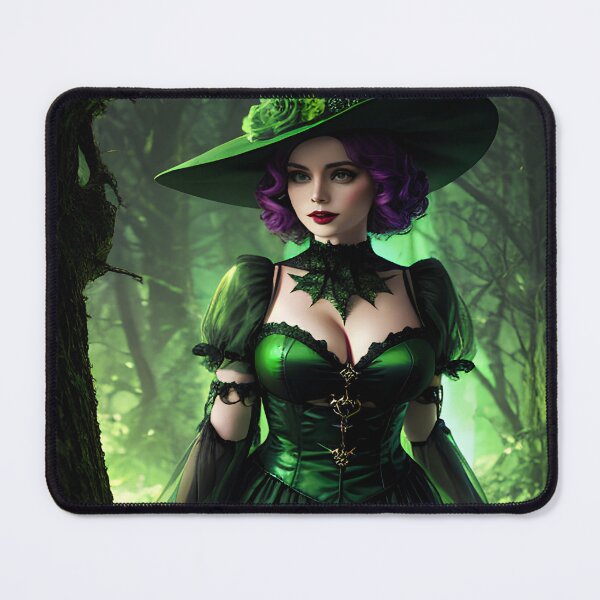 Item preview, Pretty Green Witch designed and sold by KoliBabb.