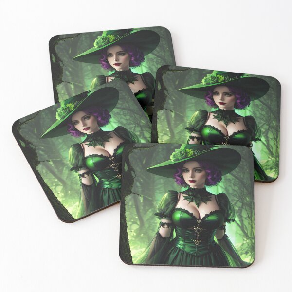 Item preview, Pretty Green Witch designed and sold by KoliBabb.