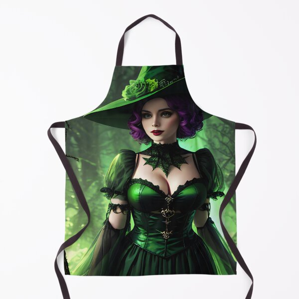 Item preview, Pretty Green Witch designed and sold by KoliBabb.