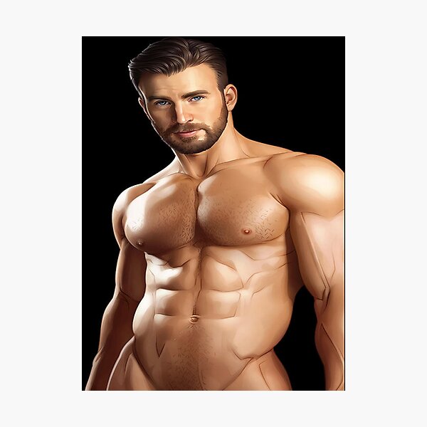Vista previa del artículo con la obra «chris evans sexy», diseñado y vendido por appa-sr.