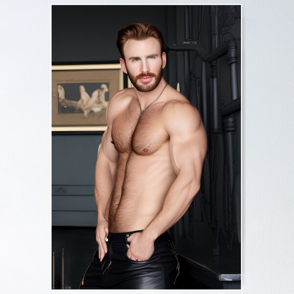 Item preview, chris evans shirtless designed and sold by appa-sr.