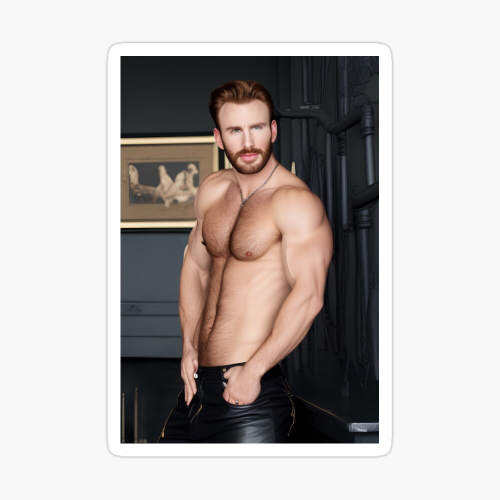 chris evans shirtless