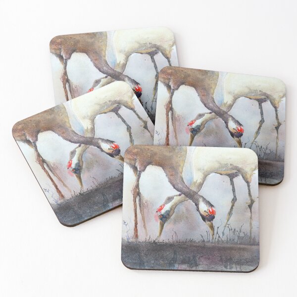 Item preview, Two Japanese cranes designed and sold by PinceauDansant.