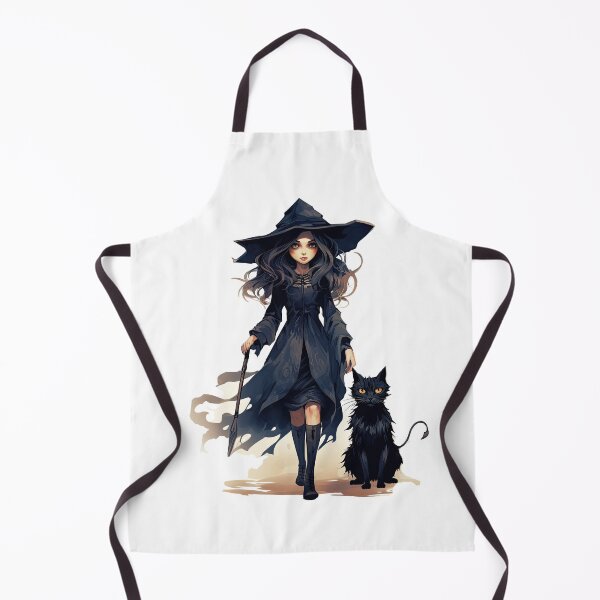 Item preview, Witch and cat designed and sold by Marion Hill.