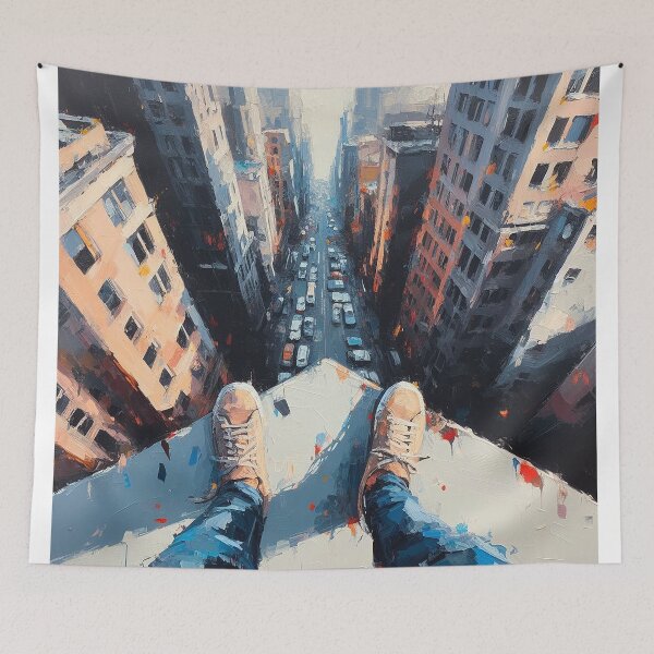 Item preview, Standing On The Rooftop designed and sold by Visual Nomad Club.