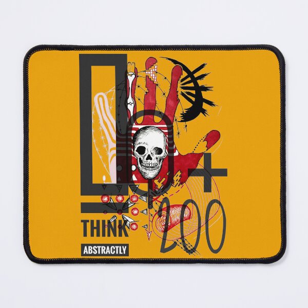 Item preview, Hand and skull abstraction with the inscription designed and sold by Lucky Day Shop 777.