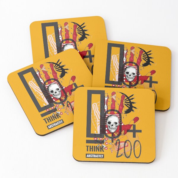 Item preview, Hand and skull abstraction with the inscription designed and sold by Lucky Day Shop 777.
