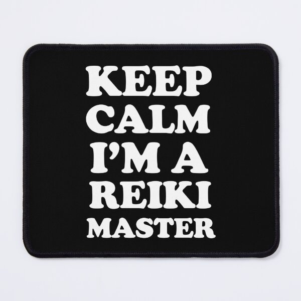 Item preview, keep calm I am a reiki master /white/ designed and sold by EvaAngel.