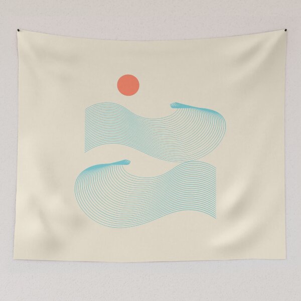 Item preview, GREAT_WAVE_SURFING_LOVE_POP designed and sold by forgetmestudio.