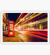 London red telephone box Sticker