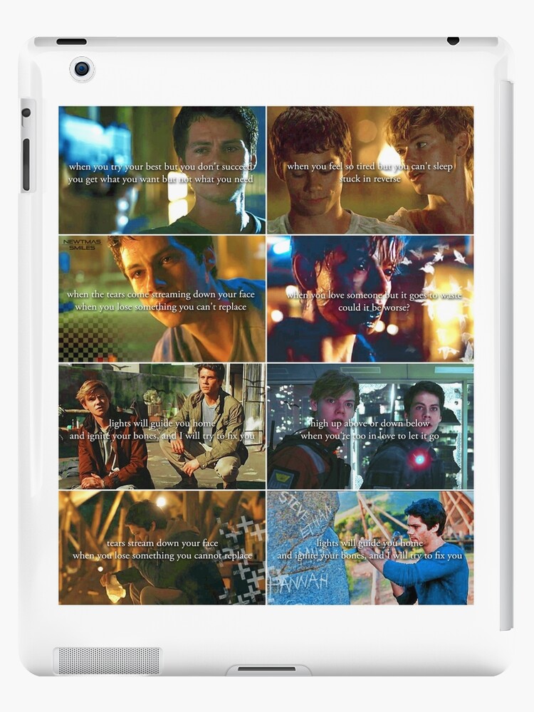 Newt X Thomas - Maze Runner iPad Case & Skin for Sale by AngeliaLucis