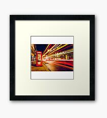 London red telephone box Framed Print