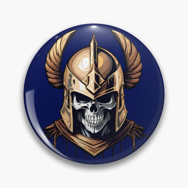 Item preview, Golden wing helmet skull designed and sold by Zanimations.
