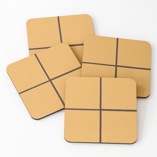 Item preview, Brown square blocks pattern designed and sold by tetibright.