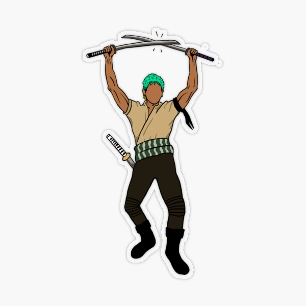 One Piece Roronoa Zoro  Sticker for Sale by DaturaSnake