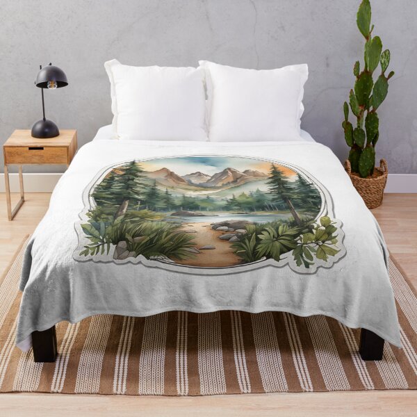 Item preview, Mountain View Watercolor Wildlife designed and sold by Kodamaen.