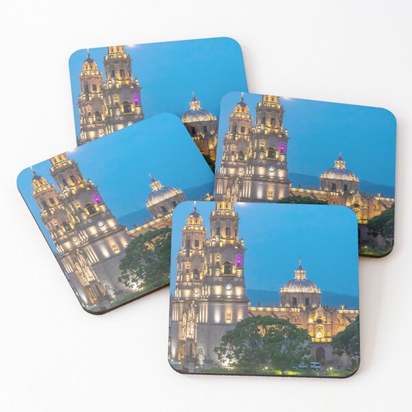 Item preview, Mexico. Morelia. Cathedral at Night with Full Moon. designed and sold by vadim19.