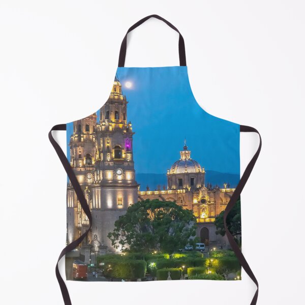 Item preview, Mexico. Morelia. Cathedral at Night with Full Moon. designed and sold by vadim19.