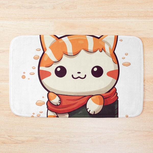 Item preview, Koneko Sushi bon - Cute sushi cat with salmon fur designed and sold by Shtick.