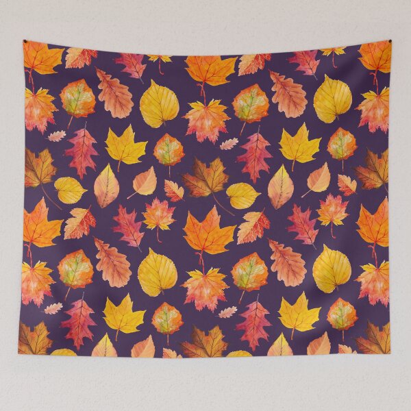 Item preview, Colorful autumn leaves pattern designed and sold by MikeKart.