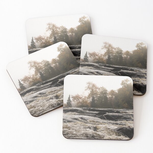 Item preview, Whiskey River - Rough Rapids and Soft Fog designed and sold by Georgia Mizuleva.