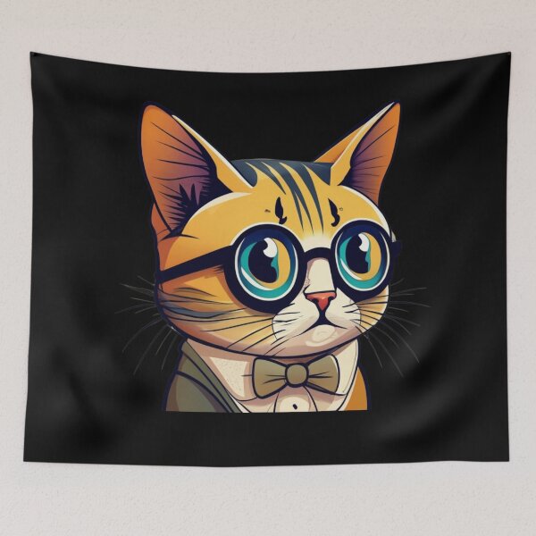 Item preview, Cat With Character  designed and sold by Myra365Art.