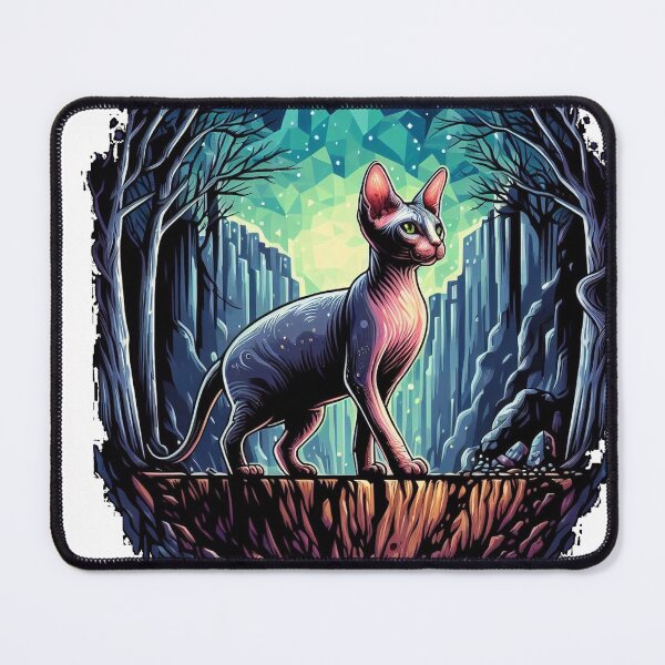 Item preview, Sphynx Spook Quest Exploring the Enchanted Haunted Forest designed and sold by Wonderall.