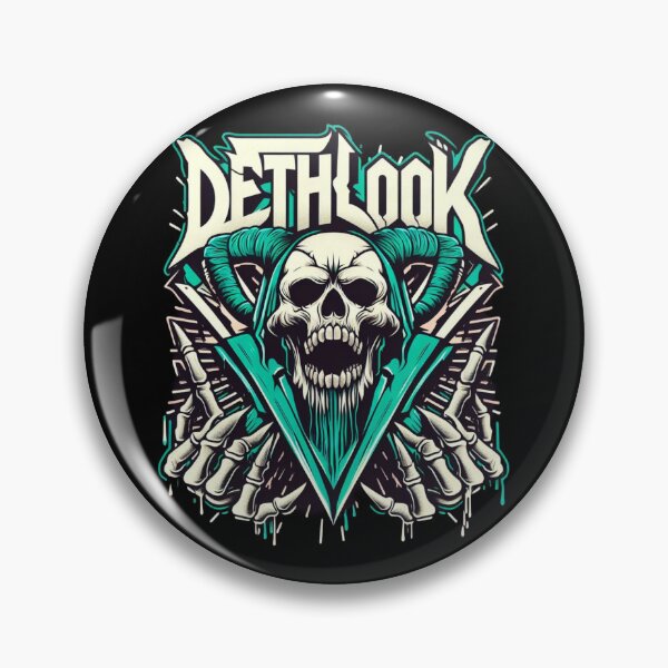 Item preview, Dethklok The Dethlook Skull designed and sold by righttimeboy.