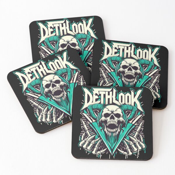 Item preview, Dethklok The Dethlook Skull designed and sold by righttimeboy.