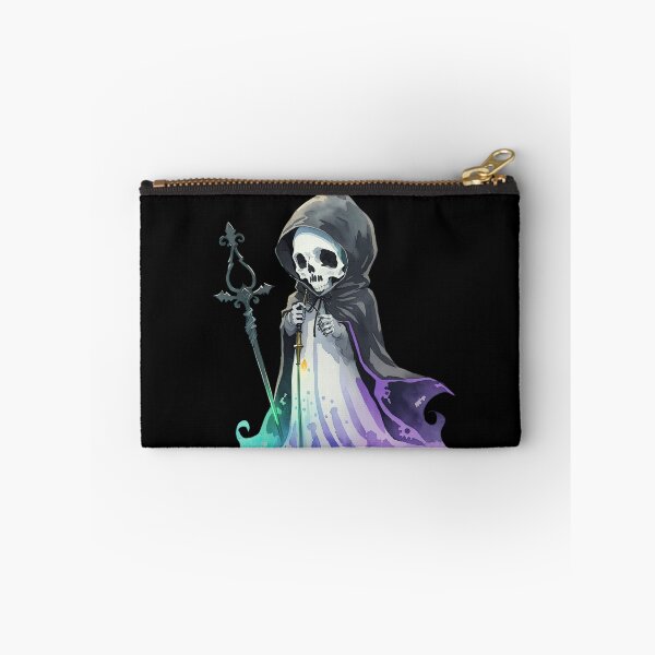 Item preview, Skeleton in Hooded Suit with Scepter designed and sold by pixclipart.