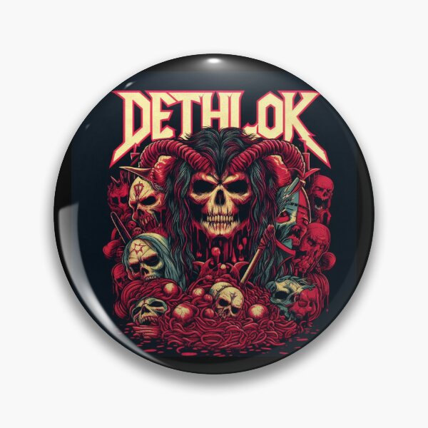 Item preview, Dethklok Red Death Skull designed and sold by righttimeboy.