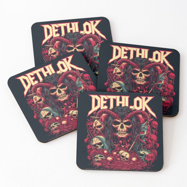 Item preview, Dethklok Red Death Skull designed and sold by righttimeboy.