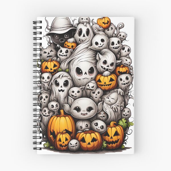 Item preview, Halloween Pumpkin and Ghost stack designed and sold by Inky-Spiration.
