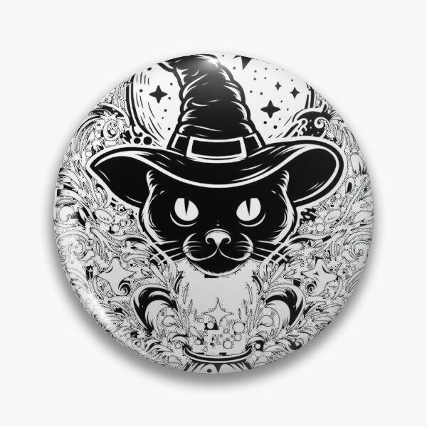 Item preview, Witchy Whiskers Black Cat's Mysterious Brew Conjuring designed and sold by Wonderall.