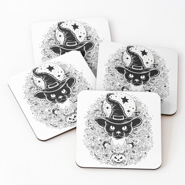 Item preview, Witchy Whiskers Black Cat's Mysterious Brew Conjuring designed and sold by Wonderall.