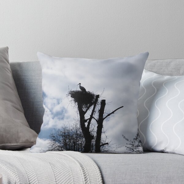 Item preview, Stork in backlighting on its nest designed and sold by Syr'photographies.