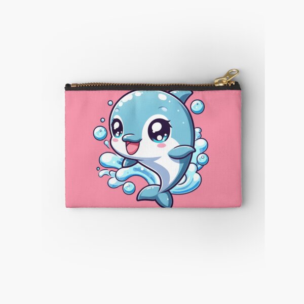 Item preview, Cute Anime Smiling Dolphin designed and sold by andydavistech.