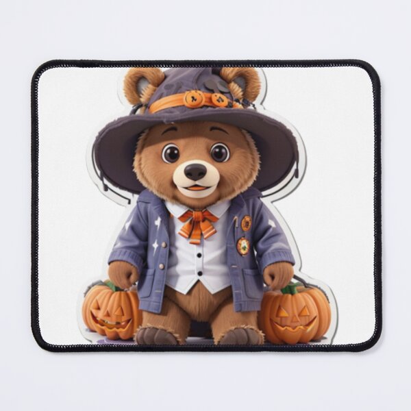 Item preview, "Animal World in Stickers: Halloween Bear" designed and sold by StickerLandSJ.